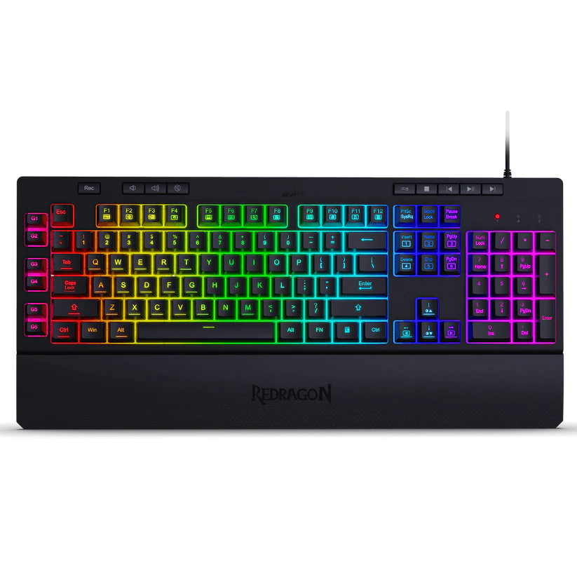 Bàn phím giả cơ gaming có dây REDRAGON SHIVA K512-RGB-1