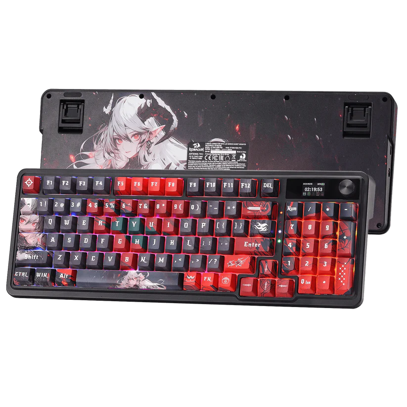Bàn phím cơ gaming 3 chế độ REDRAGON K719AK-RGB-PRO