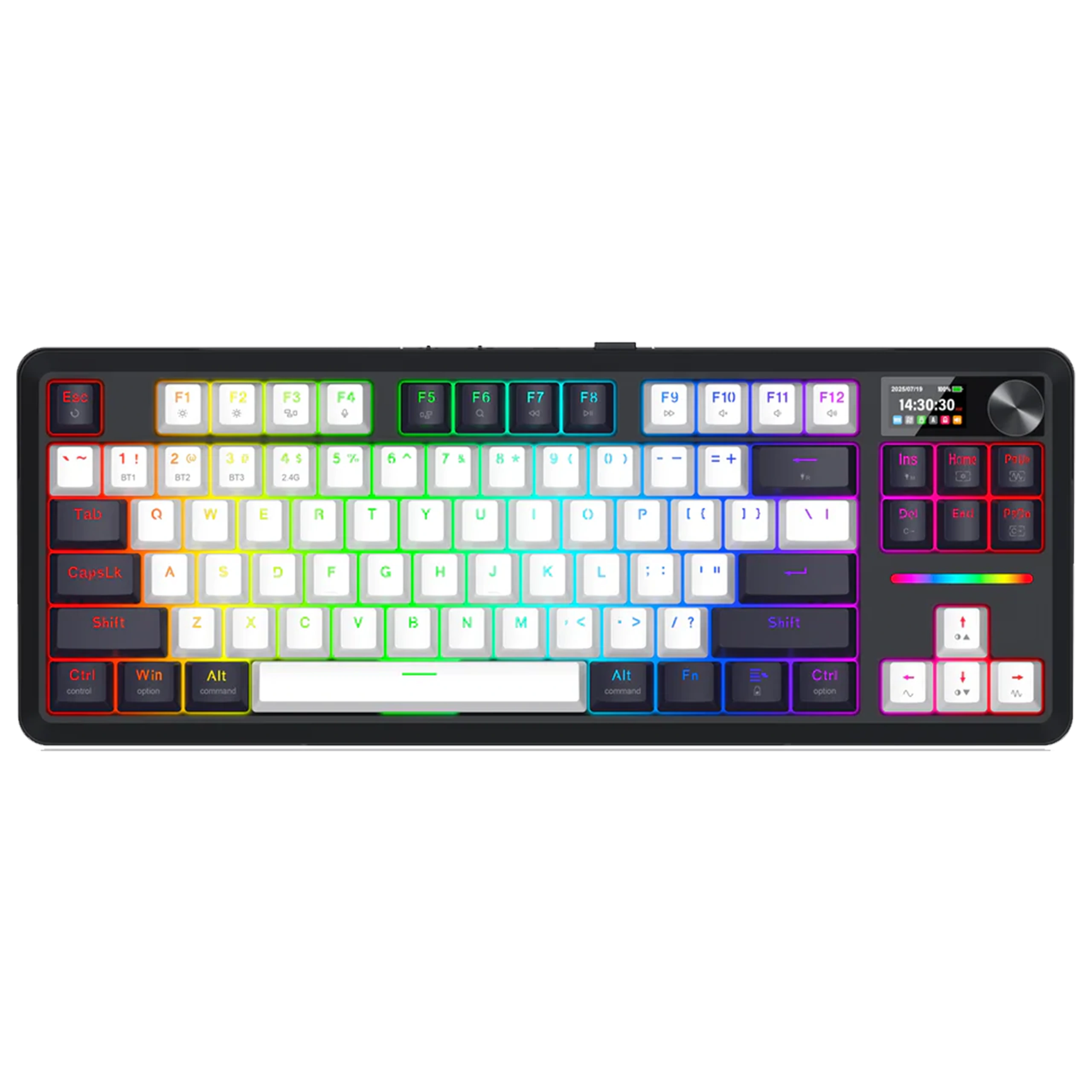 Bàn phím cơ gaming 3 chế độ REDRAGON K746WB-RGB-PRO